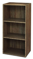 Libreria 3 ripiani 40x29x89 cm in Legno Noce