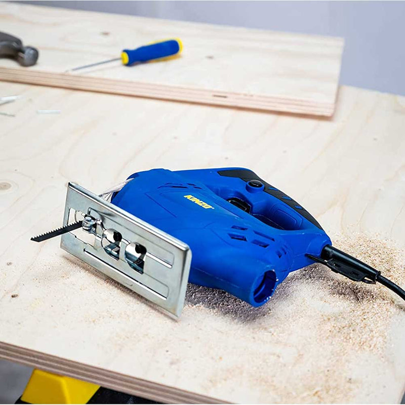 Seghetto Elettrico Alternativo 400W per Legno Metallo con Aspiratore e lama Kinzo