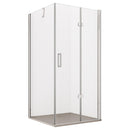 Box Doccia Angolare 1 Anta a Libro in Cristallo Trasparente 6mm H195 Bonussi Eloisa Varie Misure