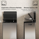 Pattumiera a Pedale con 2 Scomparti da 30L Coperchio Ammortizzato e Secchi Rimovibili in Acciaio Inox Argento      