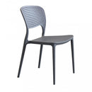 Sedia Mets 56x46x80 h cm in Plastica Taupe