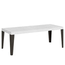 Tavolo Allungabile 180/284x90x77 cm Flame Premium Bianco Frassino