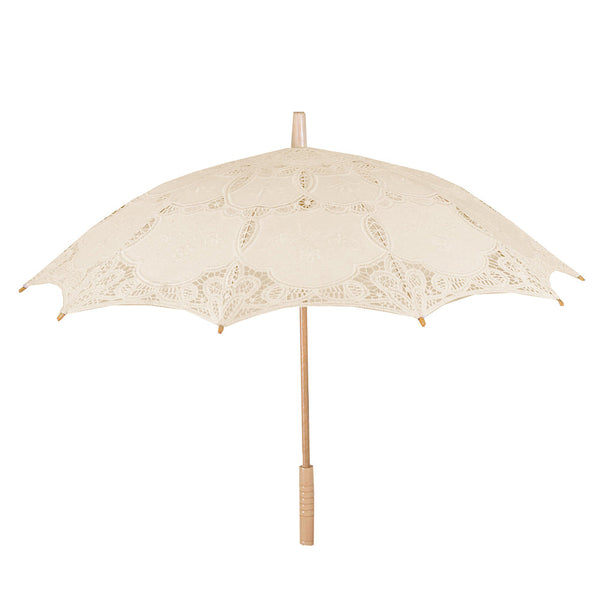 Parasol en dentelle crème cm Ø85x67 online