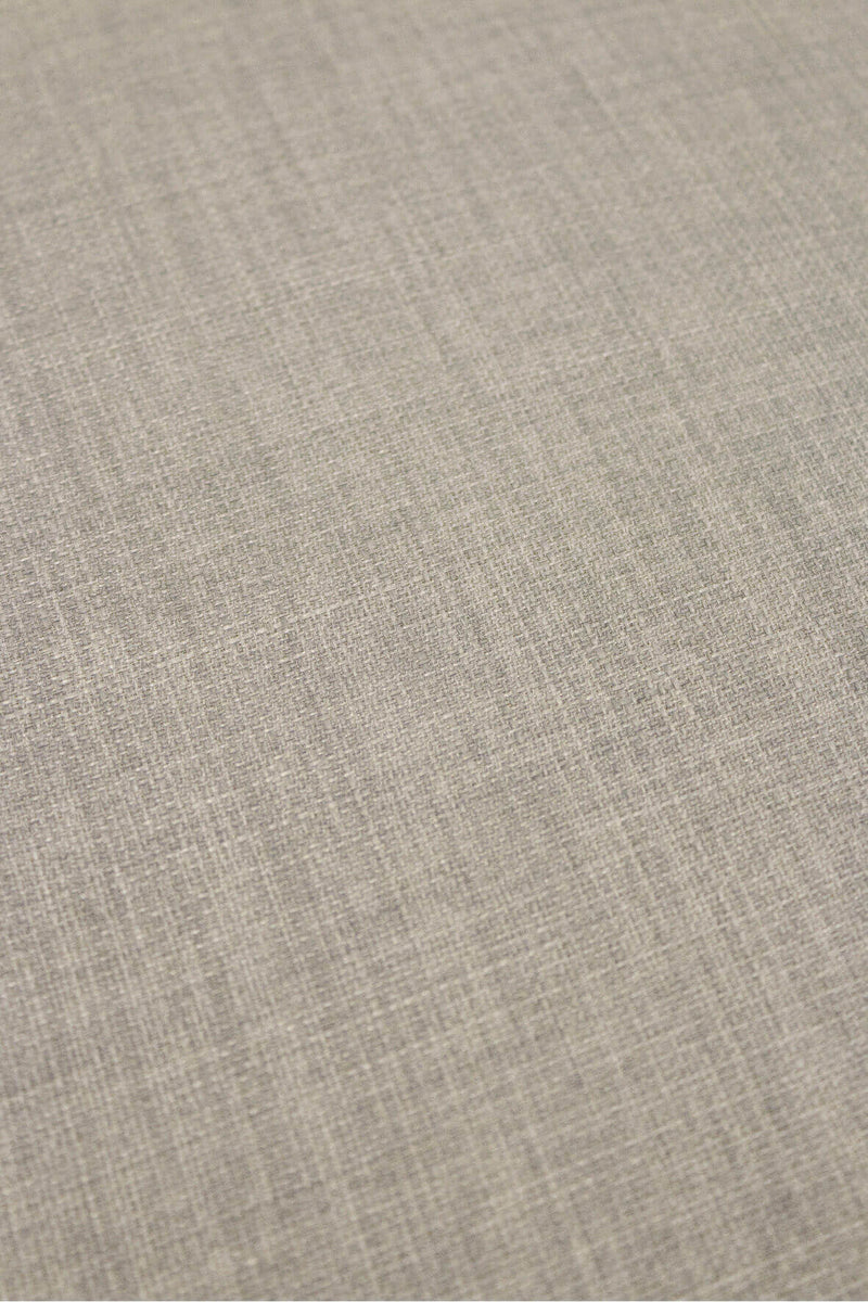 Poltrona Imbottita in Tessuto con Gambe in Legno Soriani Grigio Chiaro