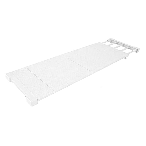 Étagère extensible pour armoires 35 x 72,5-125 cm Étagère peu encombrante en ABS blanc acquista