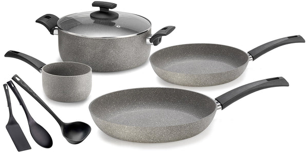 online Batterie de cuisine 8 pièces Olympia Rockers en aluminium antiadhésif