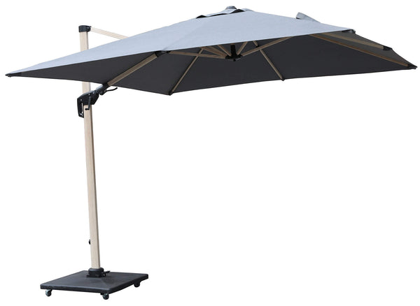 acquista Parasol de jardin en aluminium gris Vorghini 3x3m