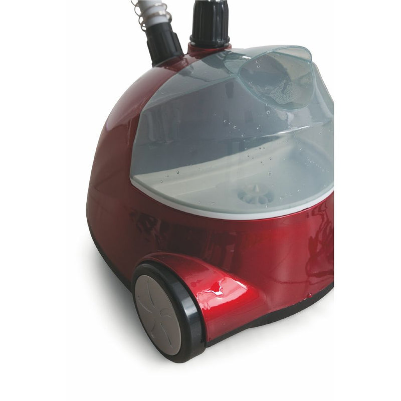 Stiratrice a Vapore Verticale 1,7L 1800W con Asta Telescopica Kooper  Rosso