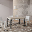 Tavolo Allungabile 120-224x90x77 cm Karamay Premium Cashmere Telaio Antracite 