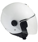 Casco Jet per Scooter Visiera Lunga CGM Florence 107A Bianco
