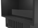 Camino a Vapore Elettrico da Incasso 80x45(64,8)x40 cm Invapo con LED RGB Nero