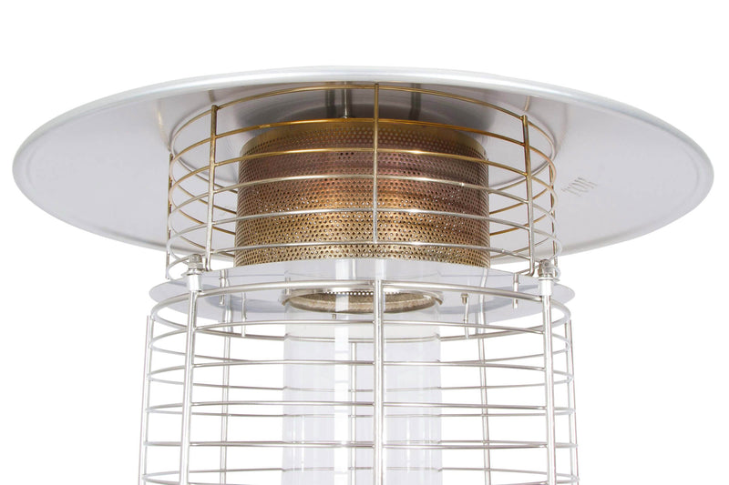 Stufa a Cilindro Gas Gpl da Esterno 11kW Qlima PGF1211 Nera