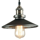 Applique Carrucole Rustica Metallo Vetro Specchio Lampada da Parete E27