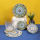 Set 6 Sottobicchieri Ø10 cm  in Ceramica VdE Tivoli 1996 Scilla