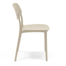 Set 6 Sedie 46x79x54 cm in Polipropilene Elodie Tortora