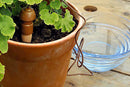 Set 2 Irrigatori a Carotina Semi automatico per Bottiglie in Ceramica Rama