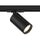 Spot pour système d'éclairage sur rail 50W GU10 en aluminium noir