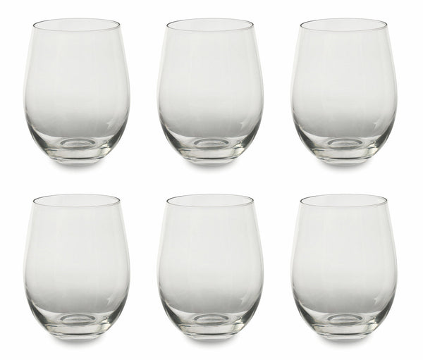 Set de 6 verres Ø9x12 cm en verre transparent VdE Tivoli 1996 sconto