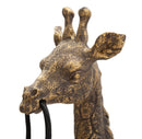 Lampada da Tavolo Giraffa 28x16x60 cm in Poliresina 