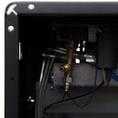 Stufa a Gas Gpl Ventilata da Interno con Ifrarossi e Alogena 4,2 kW Nera