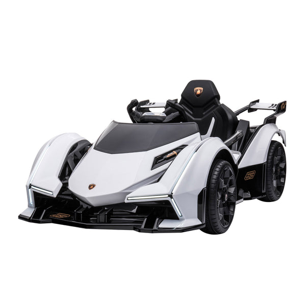 sconto Macchina Elettrica per Bambini 12V con Licenza Lamborghini V12 Vision Gran Turismo Bianco