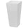 Vase de Jardin Lumineux LED 38x38x80 cm en Résine 5W Blanc Chaud Cèdre