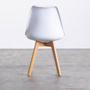 Set 4 Sedie 83x49x43 cm in Similpelle da Interno Bianco