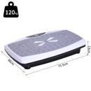 Pedana Vibrante Fitness 21 Programmi con Display LED e Telecomando 