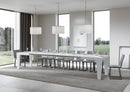Tavolo Allungabile 130-390x90x77 cm Spimbo Bianco Frassino