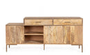 Credenza 3 Ante 2 Cassetti 175x40x77h cm Jaidev 