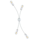 Plafoniera 4xE27 Montatura Verniciata Bianco E-Energy Daniela