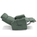 Poltrona Alzapersona Elettrica 2 motori 80x99x97 cm In Tessuto Jazz Denver Verde