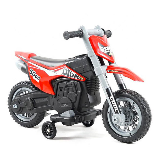 online Moto électrique pour enfants 6V Motocross Rouge
