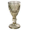 Set 6 Tazzine per Liquori Liquorini Prisma Stones in Vetro VdE Tivoli 1996 Grigio