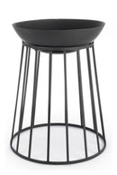 Set 2 Bracieri da Giardino Ø50x63h cm Efesto Nero 
