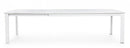 Tavolo Allungabile Konnor 200-300x110 cm Bianco in Alluminio