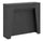 Console Extensible 90x25/211 cm Anea Panneaux Mélamine Anthracite