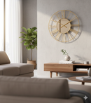 Orologio da Muro Ø 60 cm Ticking in Acciaio Oro