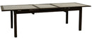 Tavolo da Giardino Rettangolare Allungabile 160/220cm in Polyrattan Adila Noce