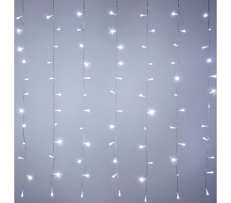 Luci natalizie a Tenda 2x1,5m 200 led Luce Fredda