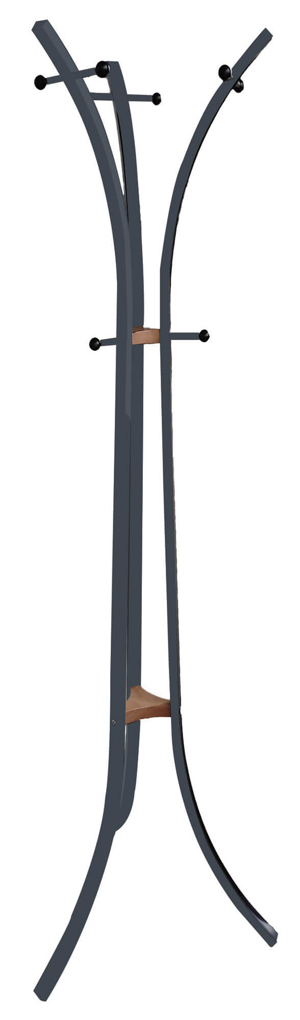 prezzo Motti Amon porte-manteau en acier gris 60x53x176 cm