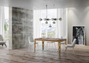 Tavolo 130x90x77 cm Tavolo Karamay Fix Quercia Naturale