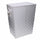 Panier à linge rectangulaire en polyester blanc 40x30xh53 cm