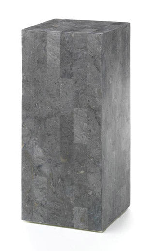 Table basse 35x35xH80 cm en pierre fossile d'Inay grise online