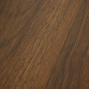 Mobile TV 2 Ante e Vano Centrale 122x39x46 cm in Legno Teak e Nero