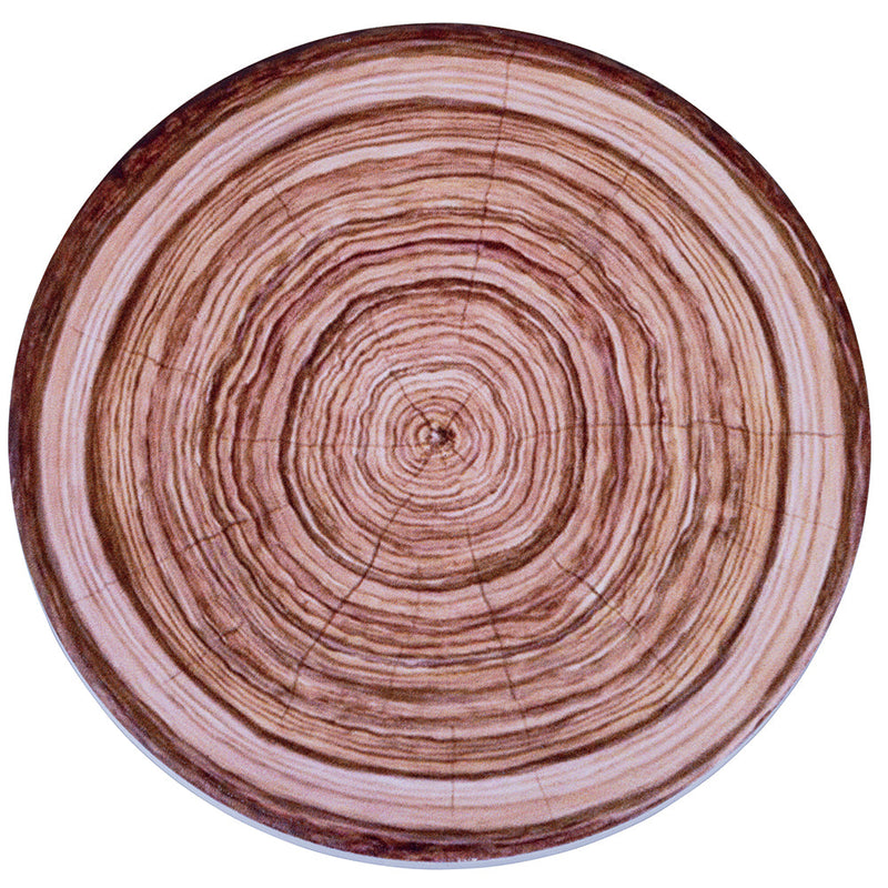 Set 6 Sottobicchieri Ø10x1 cm  in Ceramica VdE Tivoli 1996 Wood