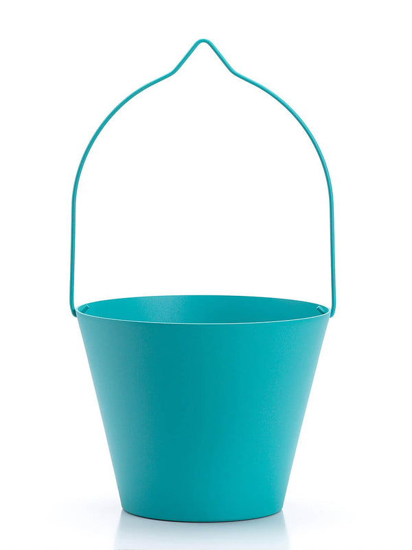 acquista Secchiello per Rubinetti Porta-Secchio 25x23x18 cm in Alluminio Belfer 42/SC Turchese