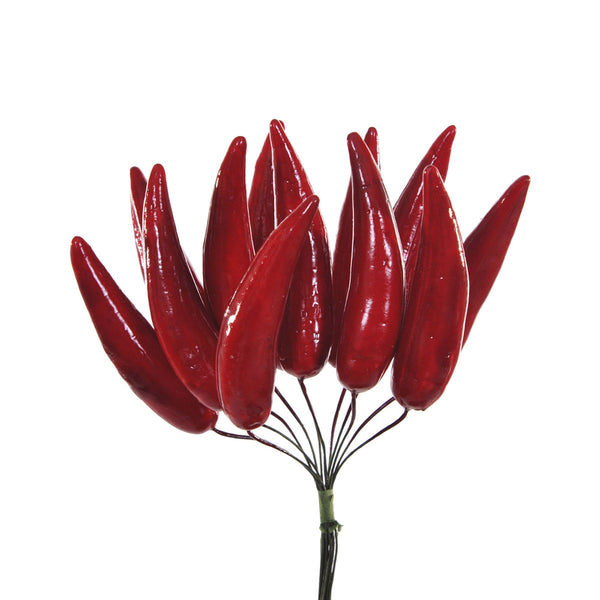 online Lot de 144 piments artificiels H 13 cm