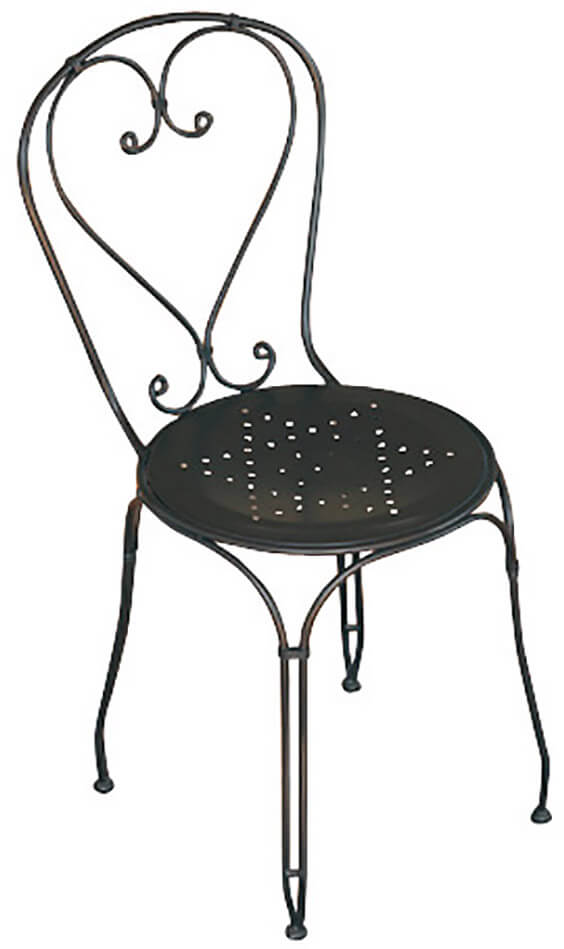 Chaise de jardin en fer noir Vorghini Stresa acquista