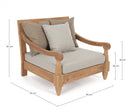 Poltrona 90x90x81h cm con Cuscini Bali Natural Fsc 